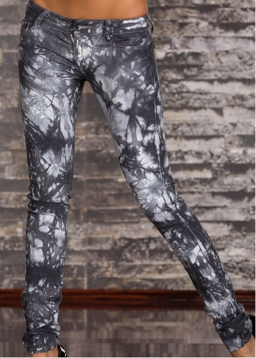 Grå mix bløde jeans
